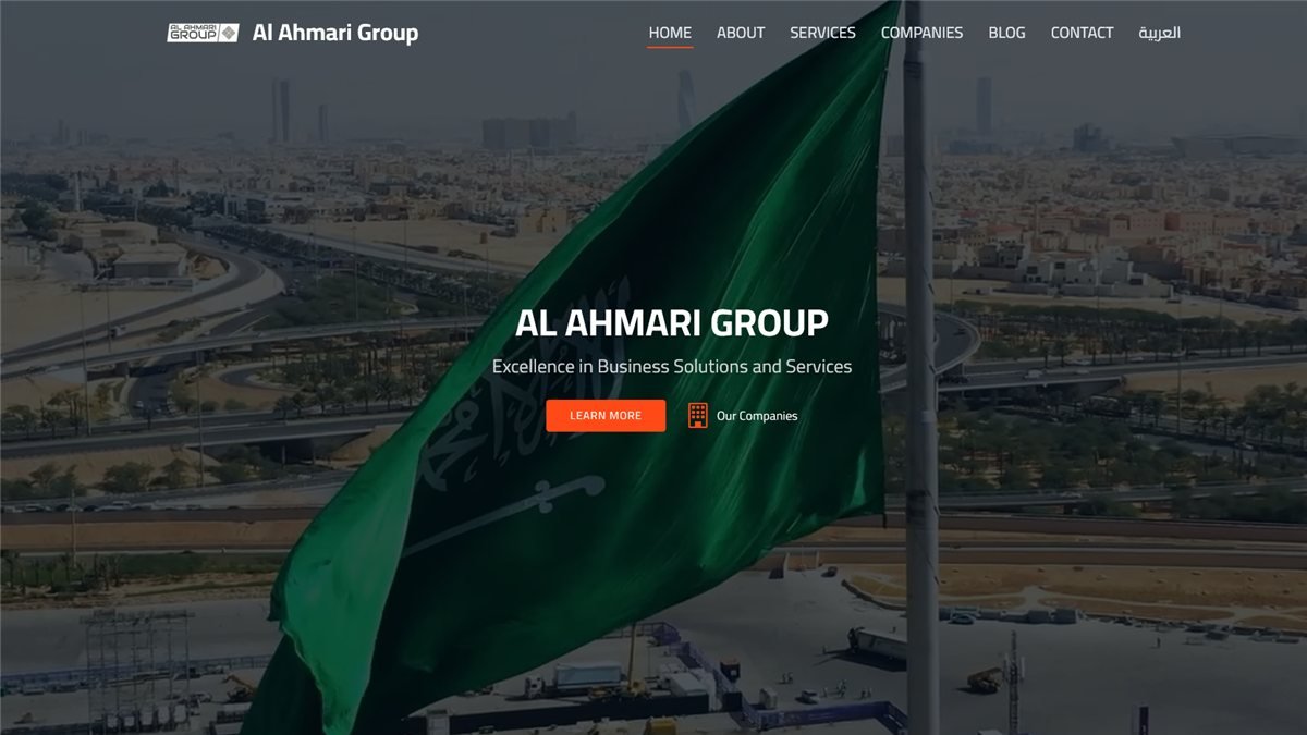Al Ahmari Group — Multilingual Corporate Website